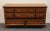 Late 20th Century Kent Coffey Carriage Trade Collection Early American Style Cherry & Pecan 64" Eight Drawer Dresser 7802 For Sale - Image 5 of 12