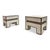 White Bedside Tables with Brass Banding by Alain Delon for Maison Jansen, 1970s, Set of 2 For Sale - Image 17 of 17