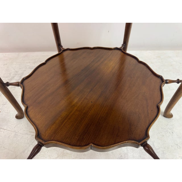 Edwardian Two-Tier Occasional Table by Marsh Jones and Cribb, 1890s For Sale - Image 12 of 14