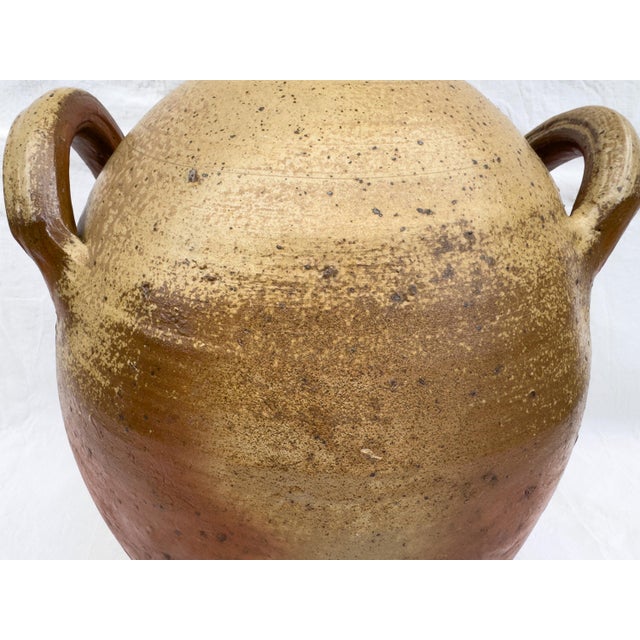 Antique French Stoneware Vinegar Jar / Floor Vase, Poitou, C. 1900 For Sale - Image 12 of 18