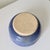 Signed Wabi Sabi Studio Pottery Bowl in Deep Periwinkle Blue Glaze & Wheel-Thrown Texture For Sale - Image 15 of 15