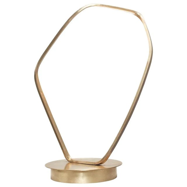 Not Yet Made - Made To Order Ophelia Brass Sculptural Table Lamp by Morghen Studio For Sale - Image 5 of 5