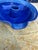 1970s 1970s Blue Abstract Pottery Serving Bowl With Spout For Sale - Image 5 of 8
