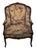 Wood French Bergere Chair With 19th Century Tapestry Upholstery, French 1920's For Sale - Image 7 of 7