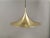 1970s Vintage Golden Semi Hanging Lamp by Claus Bonderup & Torsten Thorup for Fog & Mørup, 1974 For Sale - Image 5 of 12