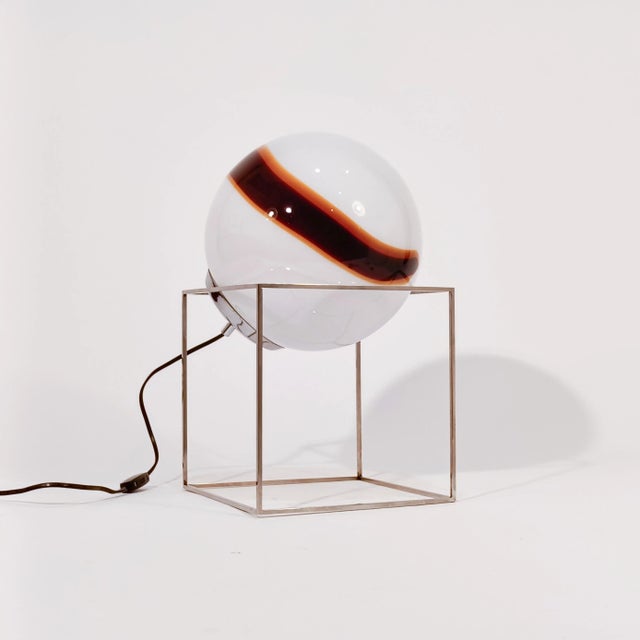 Sculptural Murano Glass Table or Floor Lamp from Venini, 1970s For Sale - Image 16 of 16