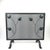 Hand-Forged Wrought Iron Fireplace Screen (Single Panel) Decorative Leaf Design Spark Guard For Sale - Image 4 of 7