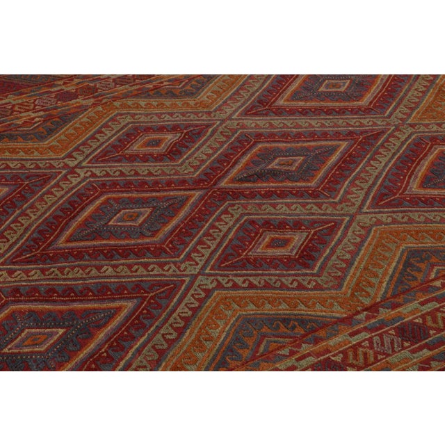 Rug & Kilim Rug & Kilim’s Mashwani Afghan Baluch With Colorful Geometric Patterns For Sale - Image 4 of 7