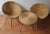 Beige Rattan Armchairs and Coffee Table, Italy, 1950s, Set of 3 For Sale - Image 8 of 8