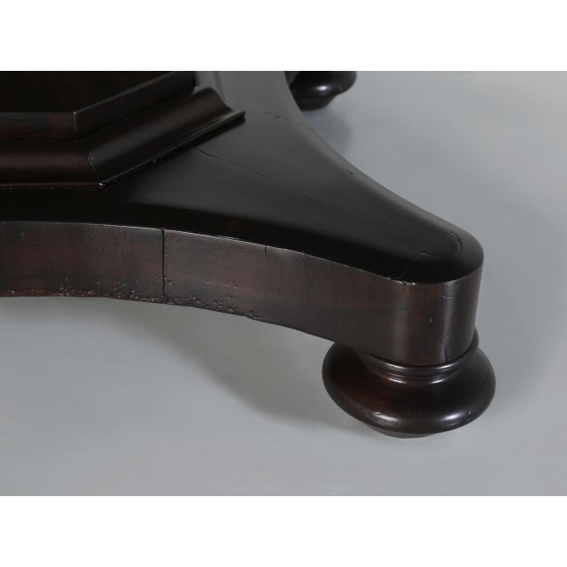 Antique English Mahogany Kitchen Table Restored and Seats (8