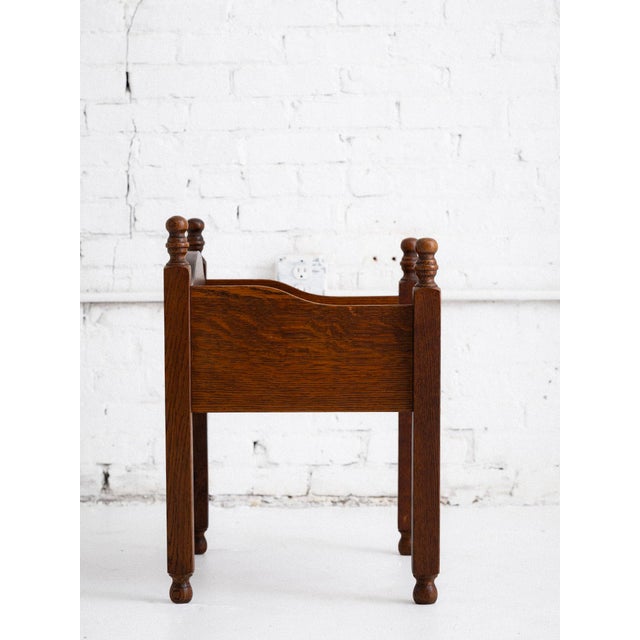 French Oak Nightstands, in the Style of Charles Dudouyt, a Pair For Sale In New York - Image 6 of 11