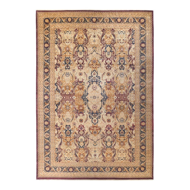 Mogul Collection Hand-Knotted Area Rug - Red 12' 1" x 18' 0" For Sale - Image 9 of 9
