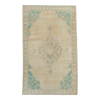 Turkish Vintage Rug 3'11" x 6'4" #17470 For Sale