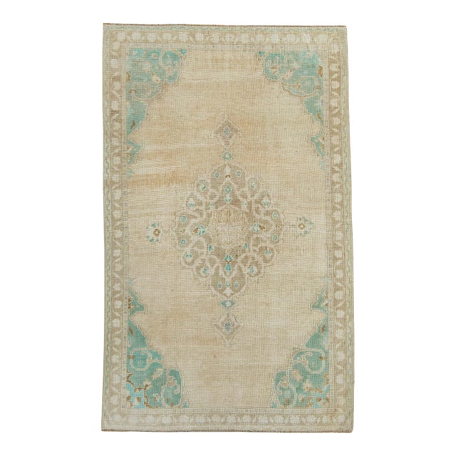 Turkish Vintage Rug 3'11" x 6'4" #17470 For Sale