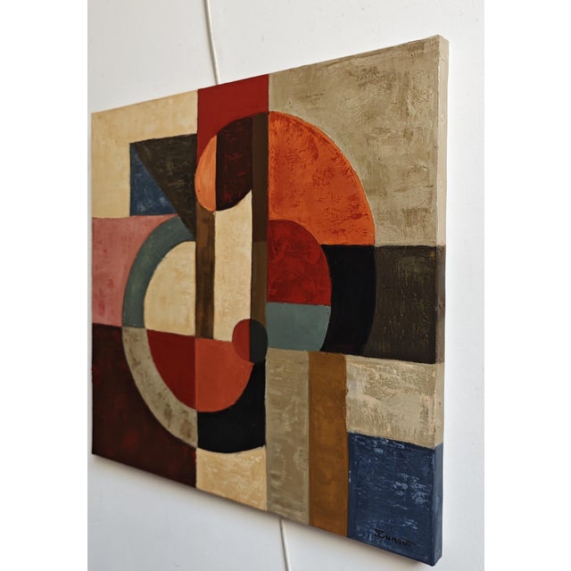 Contemporary Evidence, Geometric Abstract, Contemporary, Framed by Sophie Dumont For Sale - Image 3 of 8