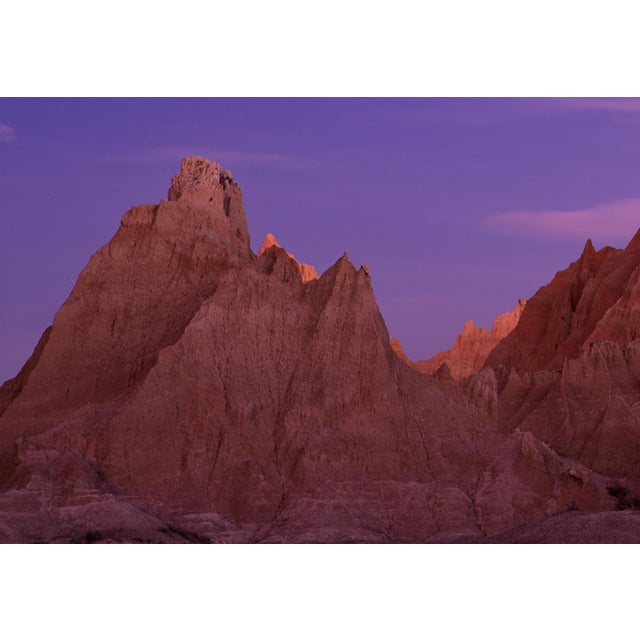 Badlands at Blue Hour, Original Landscape Photograph For Sale - Image 4 of 4