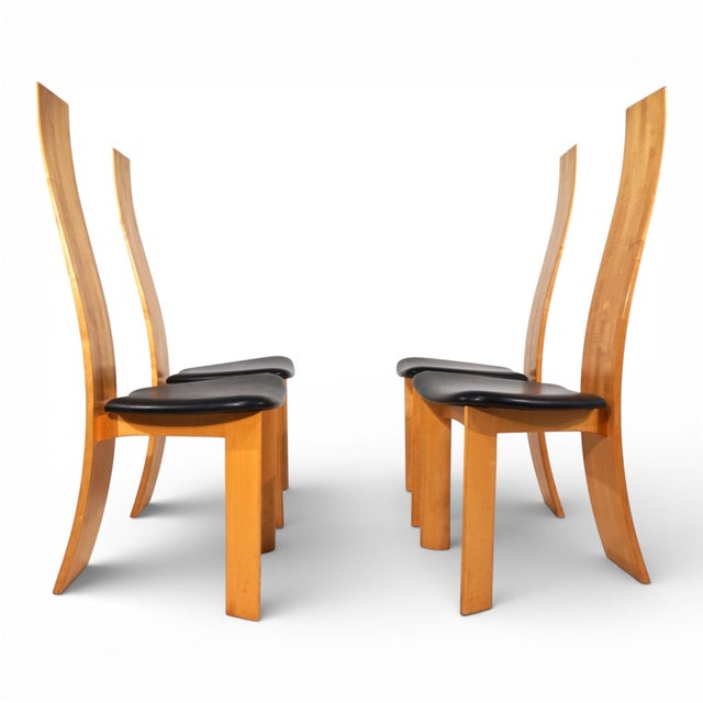 Vontage Iris Dining Chairs by Bob Van Den Berghe, 1980, Set of 4 For Sale - Image 16 of 18