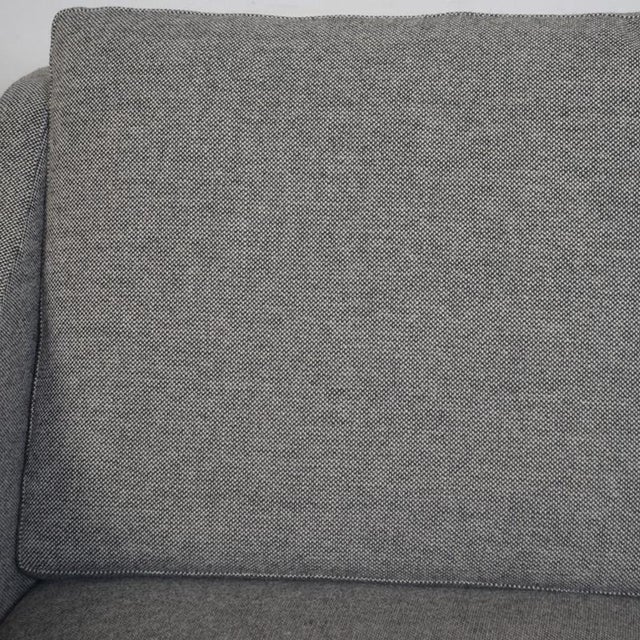 Model 2209 3-Seater Sofa by Børge Mogensen with Grey Fabric from Hallingdal, 1980s For Sale - Image 4 of 18