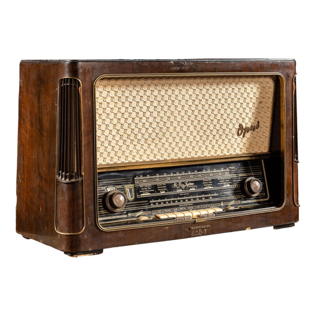 C. 1950 Working Telefunken Opus 7 Hi-Fi Tube Radio For Sale