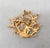 1970s Vintage 1970s Signed Napier Goldtone "Coral" Brooch For Sale - Image 5 of 7