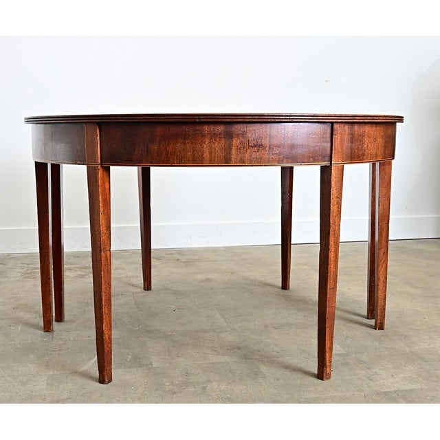 Pair of 19th Century English Mahogany Console Tables For Sale - Image 11 of 17