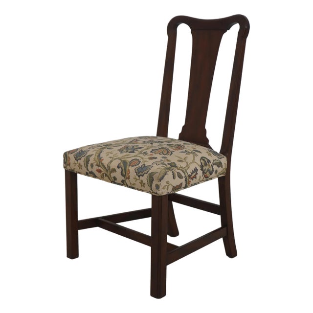 Kittinger Wa-1018 Colonial Williamsburg Mahogany Side Chair For Sale