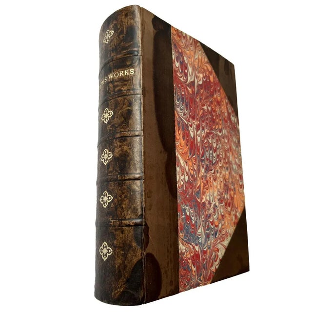Victorian 19th Century Leather Book: The Poetical Works of Lord Byron For Sale - Image 3 of 12