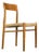 Danish Teak Dining Chair with Wicker by Henning Kjaernulf for Koruo Stolefabrik, 1960s For Sale