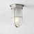 Ceiling light in solid brass with clear or frosted glass. For indoor and outdoor use (IP44). Lamp LED 230V E27 4W 2700K...