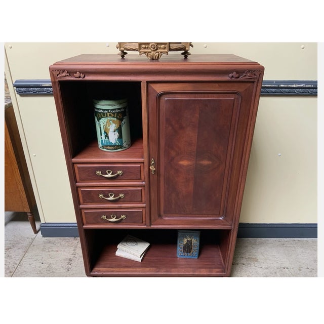 Antique Art Nouveau Cabinet in Wood, 1910 For Sale - Image 6 of 15
