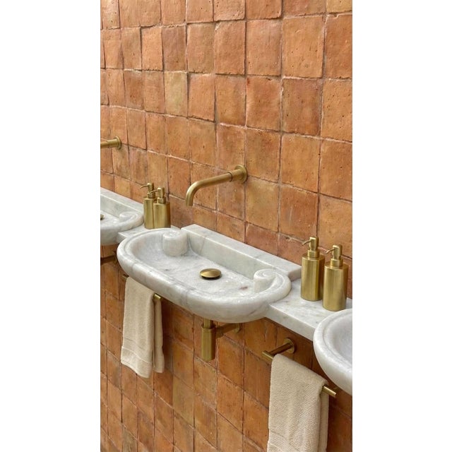 Marble Wall Mount Sink - Contemporary Farmhouse Homes For Sale - Image 6 of 6