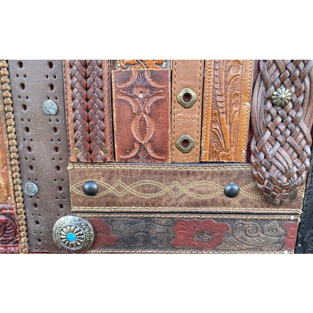 Red "Western Inspired Hat & Coat Rack" ~Angela Camarillo, the Rustic Frame Captures the Beauty and Spirit of the West. For Sale - Image 8 of 14