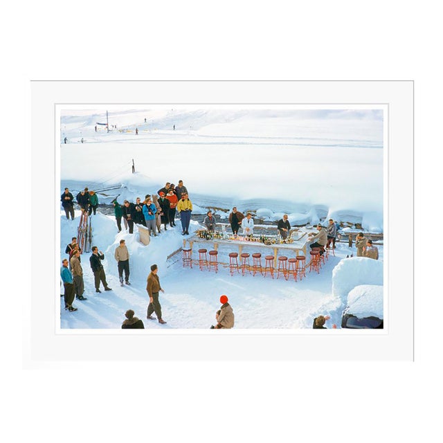 Toni Frissell 'Ice Bar' Archival Pigment Print Framed in White For Sale
