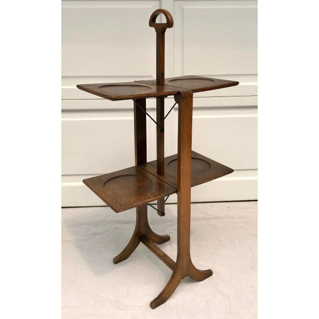 1900's Antique Folding Cake/Pie Stand Display For Sale - Image 13 of 13