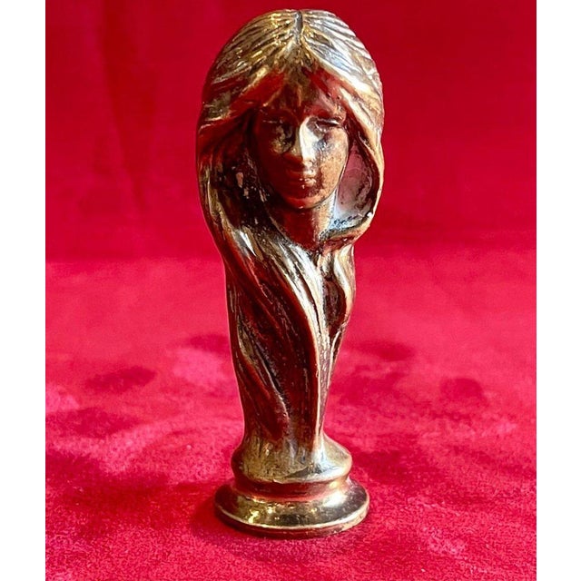 Art Nouveau Bronze Sealing Seal For Sale - Image 10 of 10