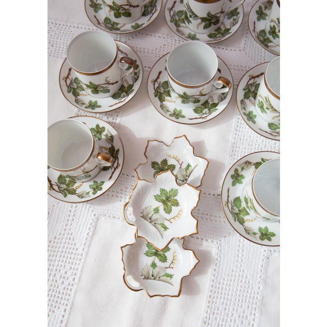 Swedish Vinranka Coffee Service for 8 in Porcelain from Hackefors, 1970s, Set of 19 For Sale - Image 3 of 6