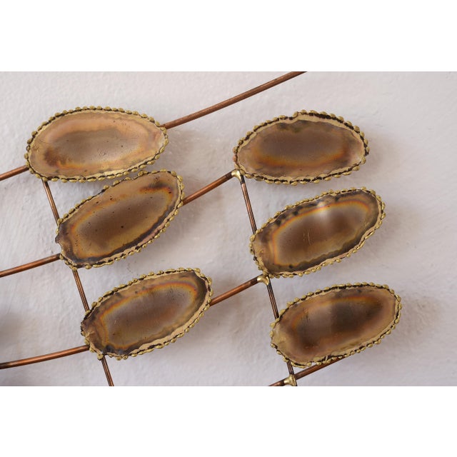 Mid Century Musical Staff & Notes Metal Wall Sculpture For Sale In San Francisco - Image 6 of 9