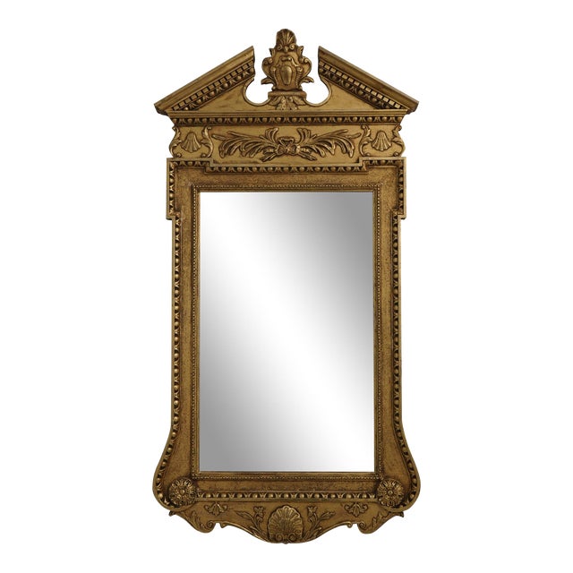 Vintage George III Gold Gilt Carved Framed Mirror For Sale