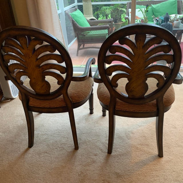 Ethan Allen Pineapple Accent Chairs a Pair Chairish