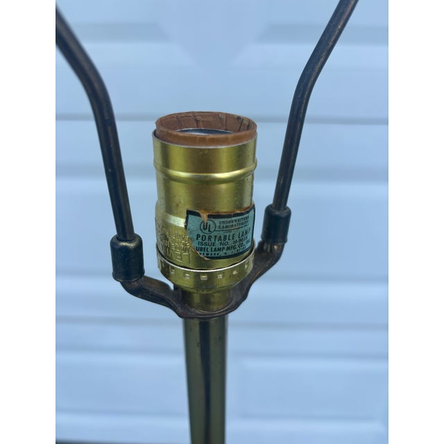 1960s Brass Table Tulip Floor Lamp by Bill Curry for Laurel For Sale In Miami - Image 6 of 8