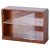 Small Art Deco Display Bookcase in Walnut and Glass, 1930s For Sale - Image 10 of 10