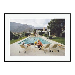 Contemporary Poolside Interruptions 1970 by Slim Aarons Black Framed C-Print For Sale