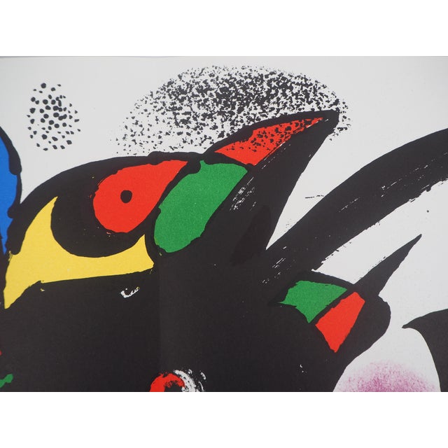 Joan Miro, Fantastic Birds, Original Lithograph For Sale - Image 5 of 7