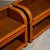 Wood Cognac Leather Nightstands by Luigi Massoni for Poltrona Frau, Italy, 1970s, Set of 2 For Sale - Image 7 of 14