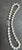 Modern 8mm Akoya Japanese Pearl Single Strand Choker Necklace, 18k White Gold & Diamond For Sale - Image 3 of 8