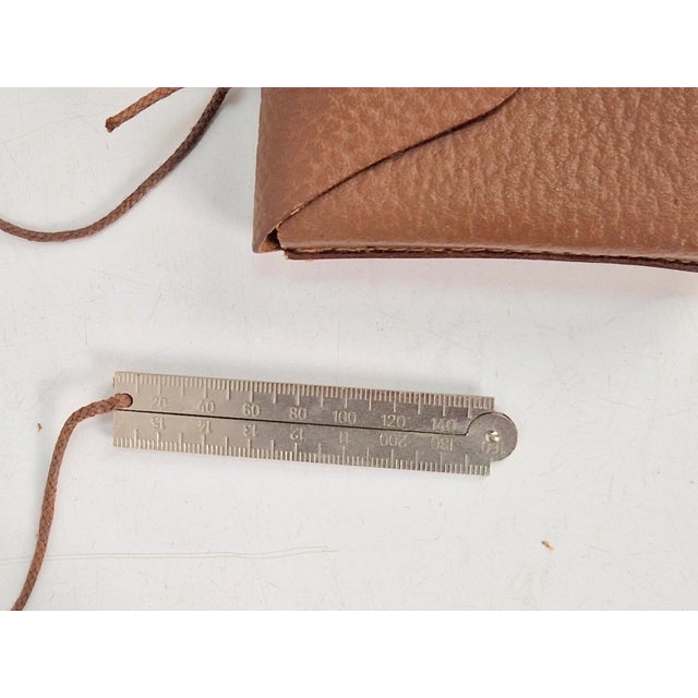 Vintage Model II Bezard Liquid Compass in Leather Case from Lufft, 1950s For Sale - Image 9 of 16