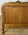 Vintage French Louis XVI Oak Double Bed Frame with Carved Headboard For Sale - Image 6 of 13