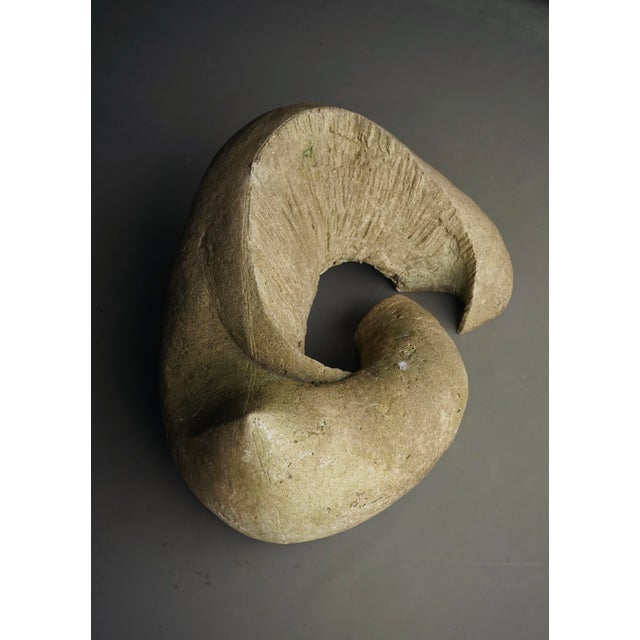 Modern Unknown, Cast Concrete Abstract Garden Sculpture. 1970s, Concrete For Sale - Image 3 of 18