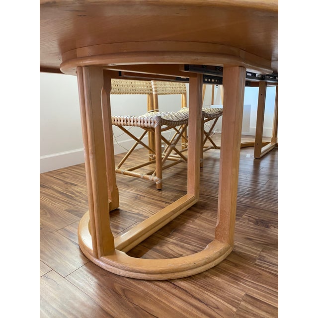 1960s McGuire San Francisco Extendable Dining Table For Sale - Image 10 of 13