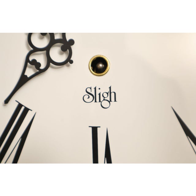 Sligh Dorset Flame Mahogany Grandfather Clock For Sale - Image 14 of 18